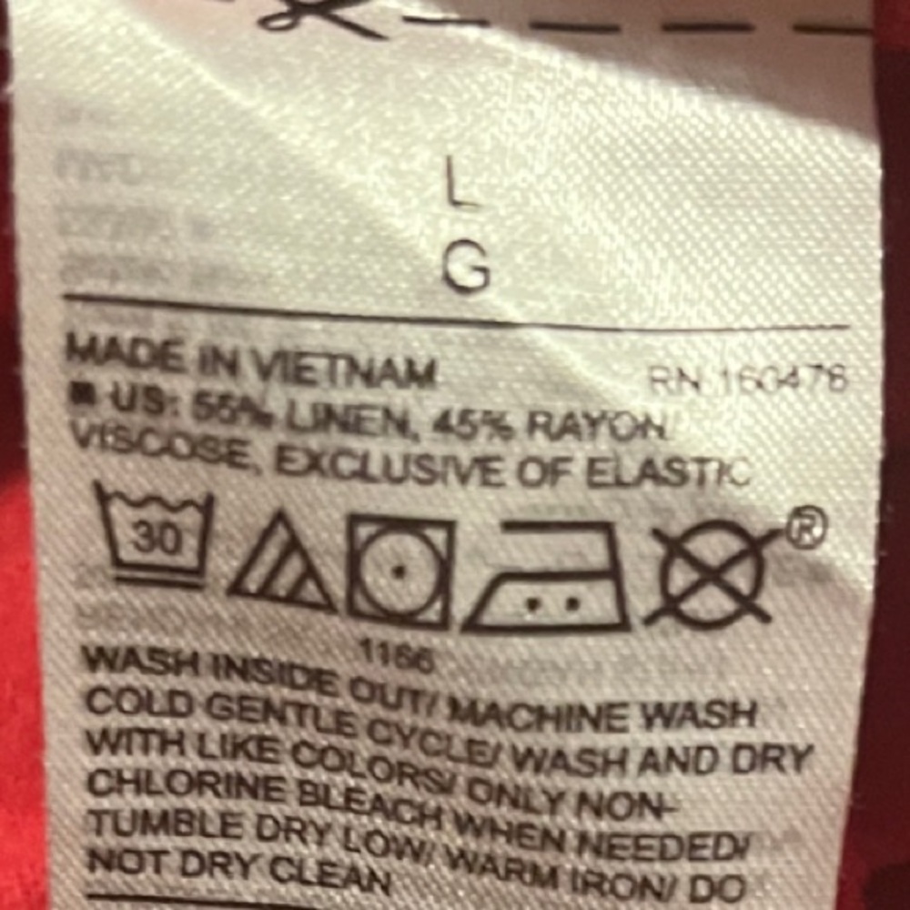 Old Navy Large Red Cropped Jumpsuit - Picture 5 of 5
